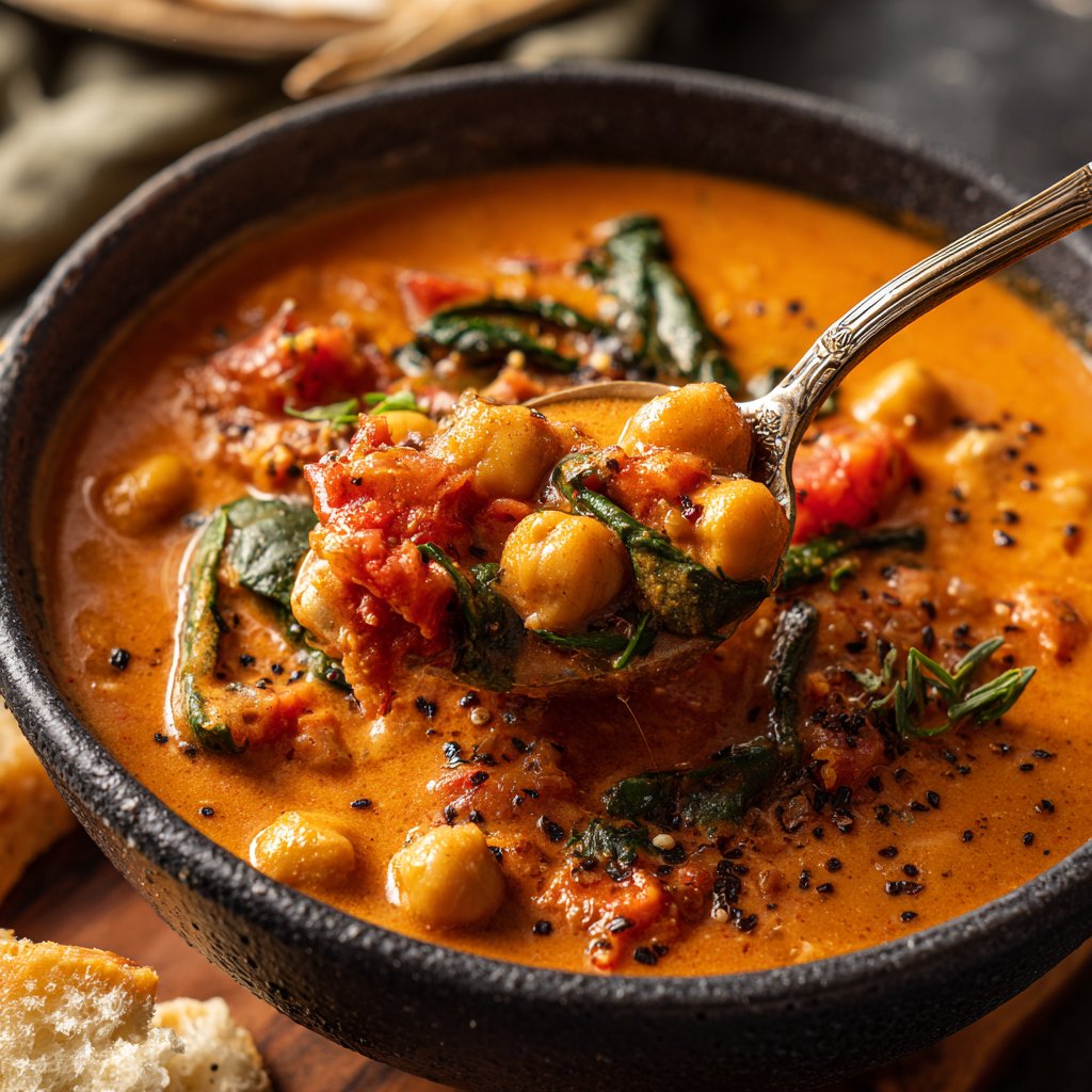 Creamy Tomato Chickpea Stew