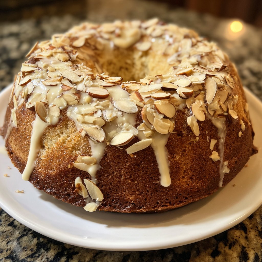 Vanilla Almond Yogurt Cake