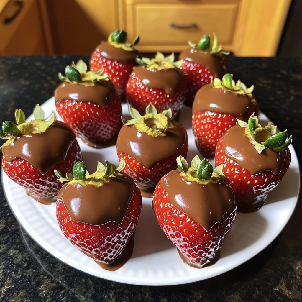 Chocolate Strawberries for Valentines