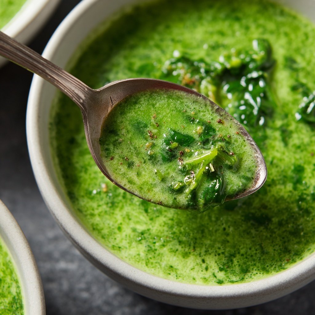 Creamy Lemon Spinach Soup