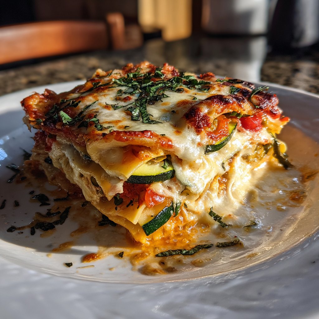 Sunday Slow Roasted Vegetable Lasagna