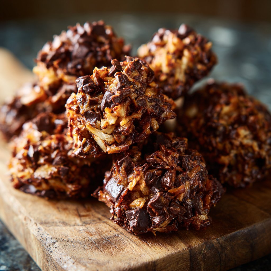 Chocolate Coconut Peanut Clusters