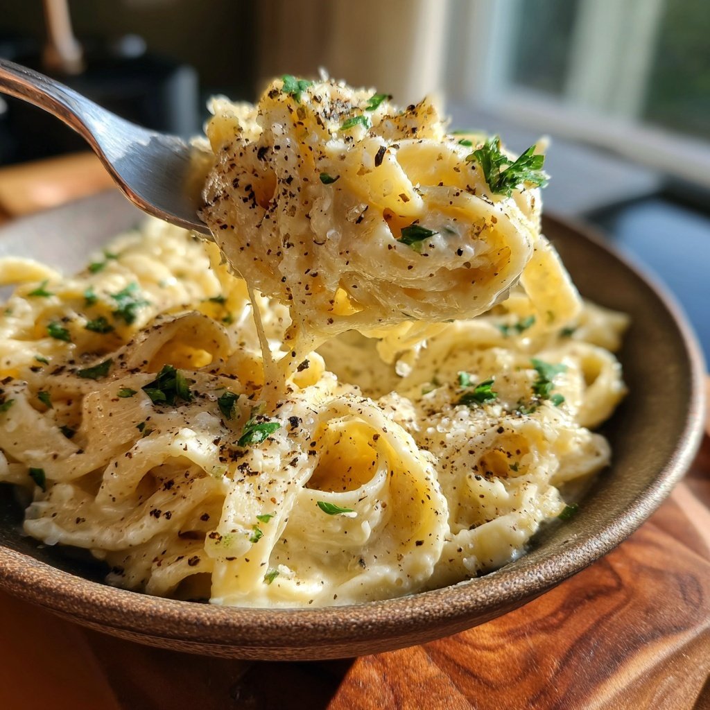 Romantic Lemon Cream Pasta