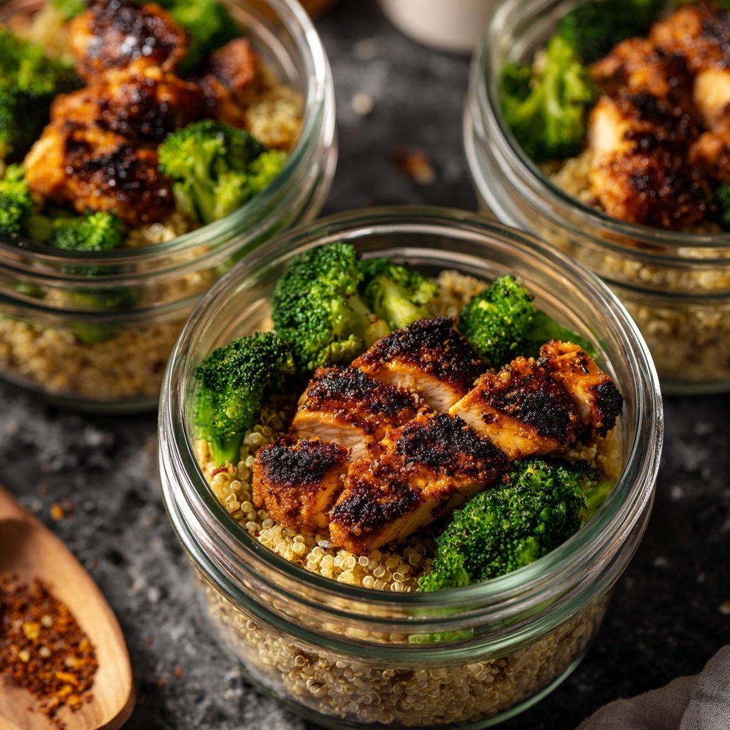 High Protein Chicken Meal Prep Bowls