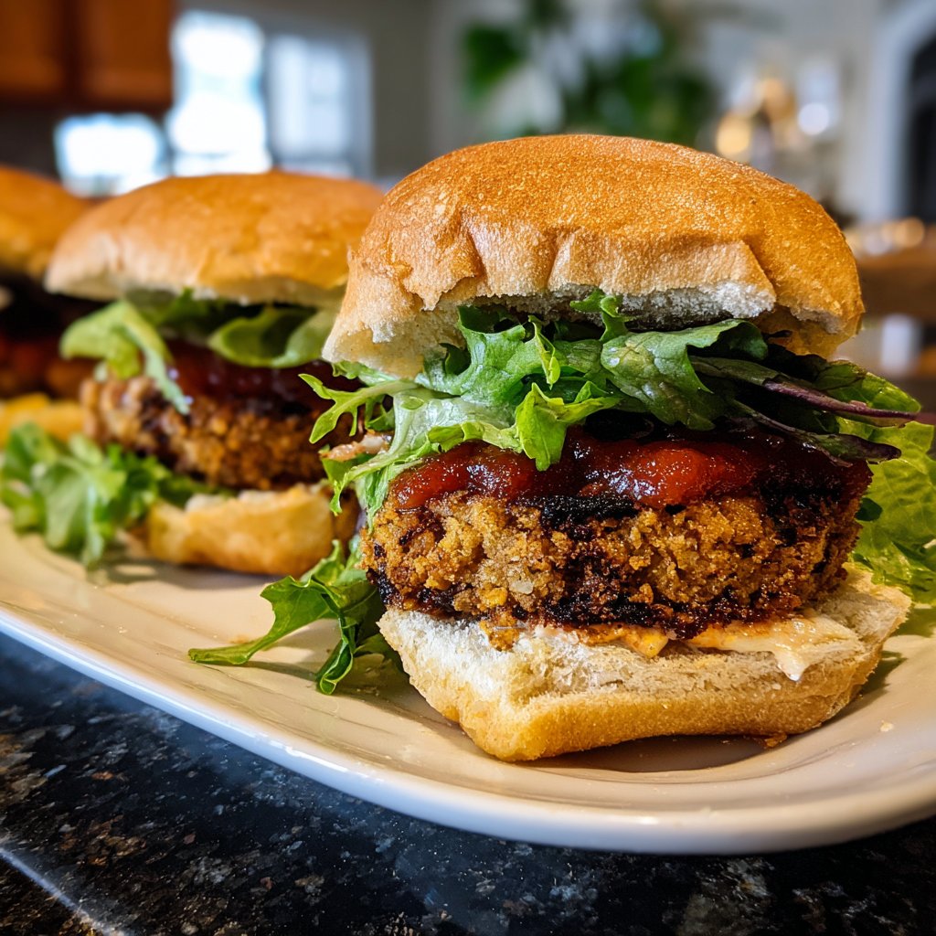 Sliders with Crispy Eggplant