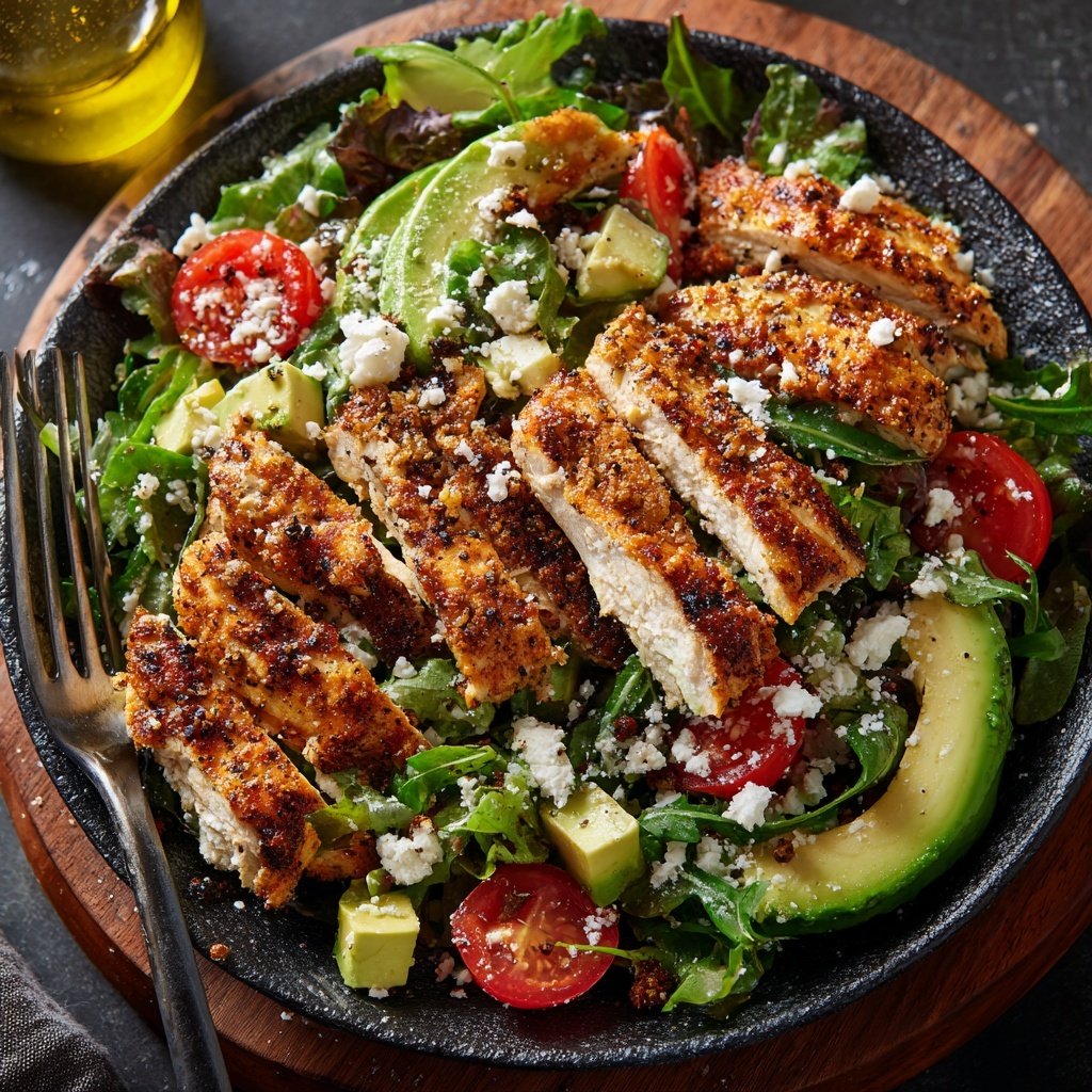 High Protein Grilled Chicken Salad