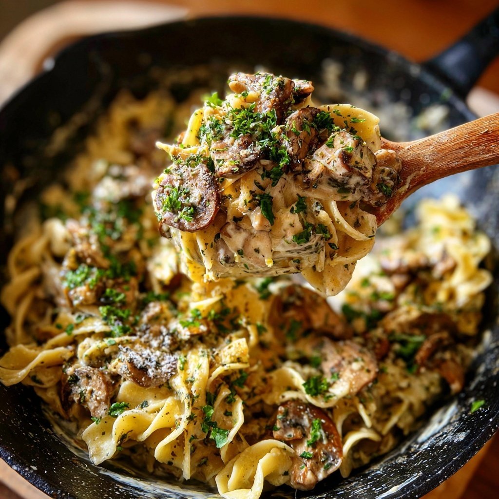 Sunday Mushroom Stroganoff