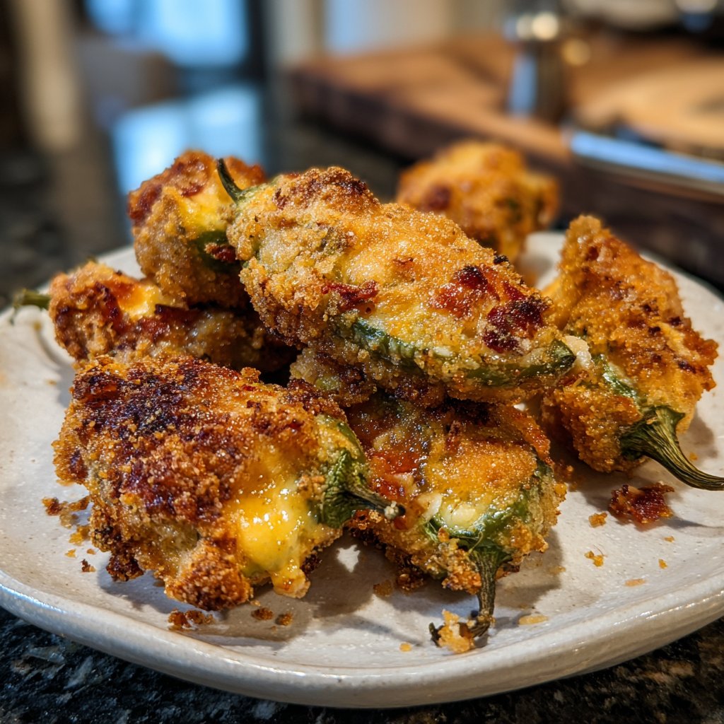 Jalapeno Poppers with Corn and Cheese