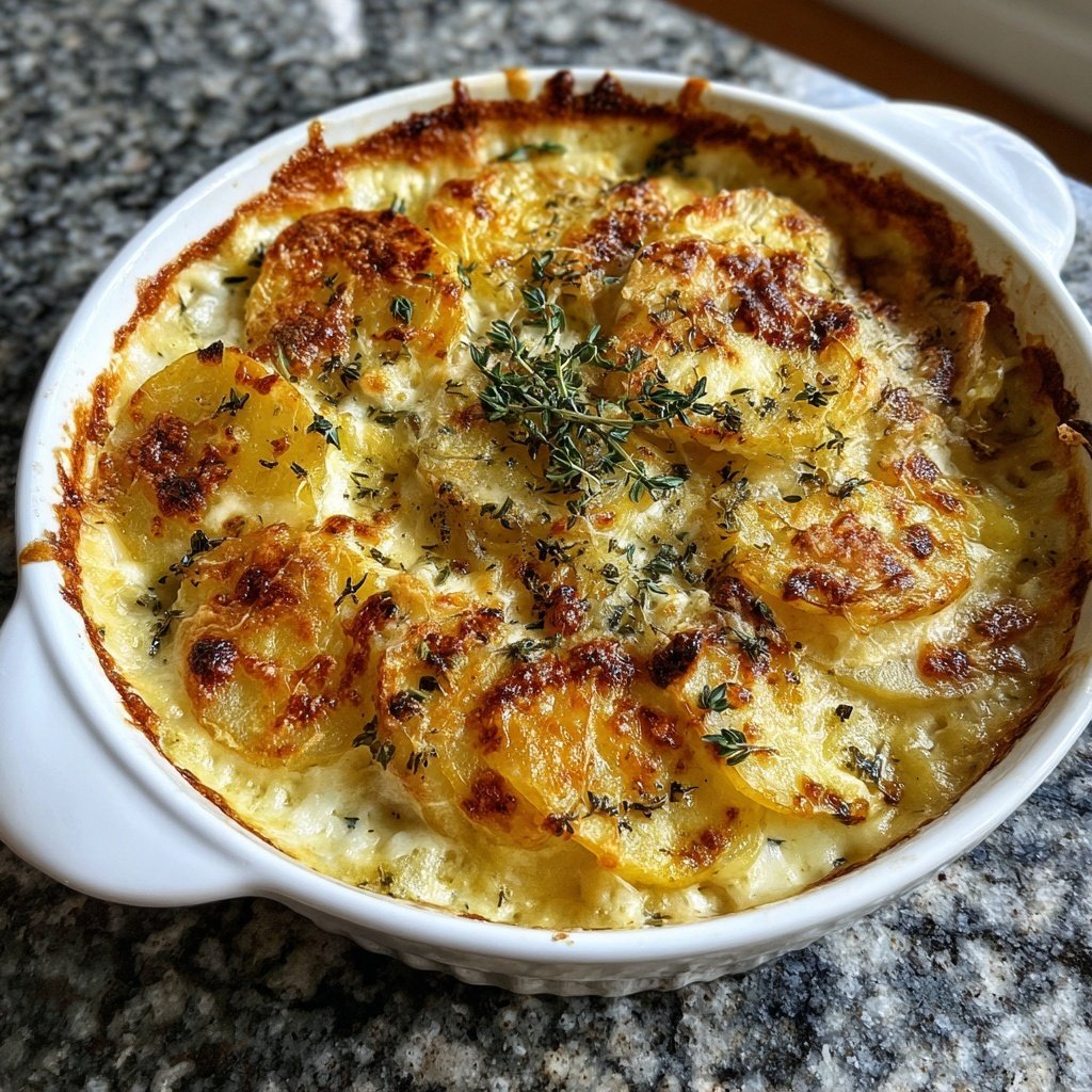 Sunday Creamy Potato Gratin