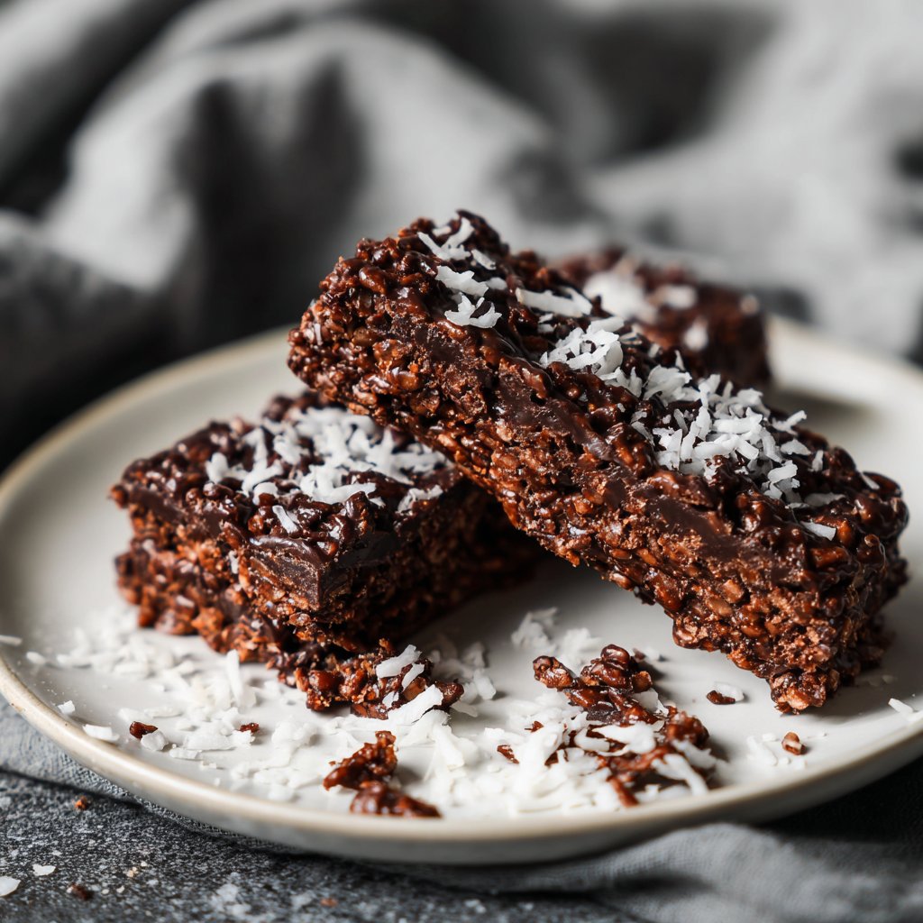 Chocolate Coconut Snack Bars
