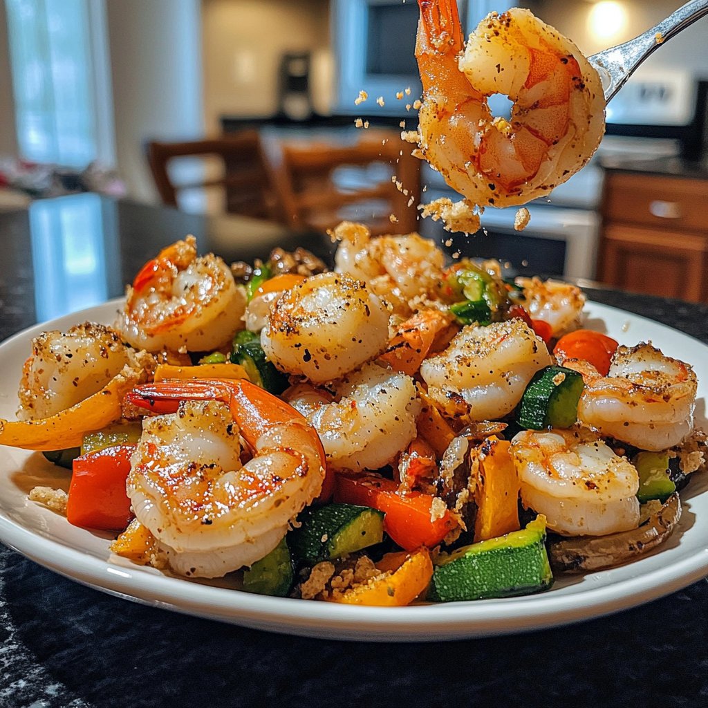 High Protein Shrimp Bowls