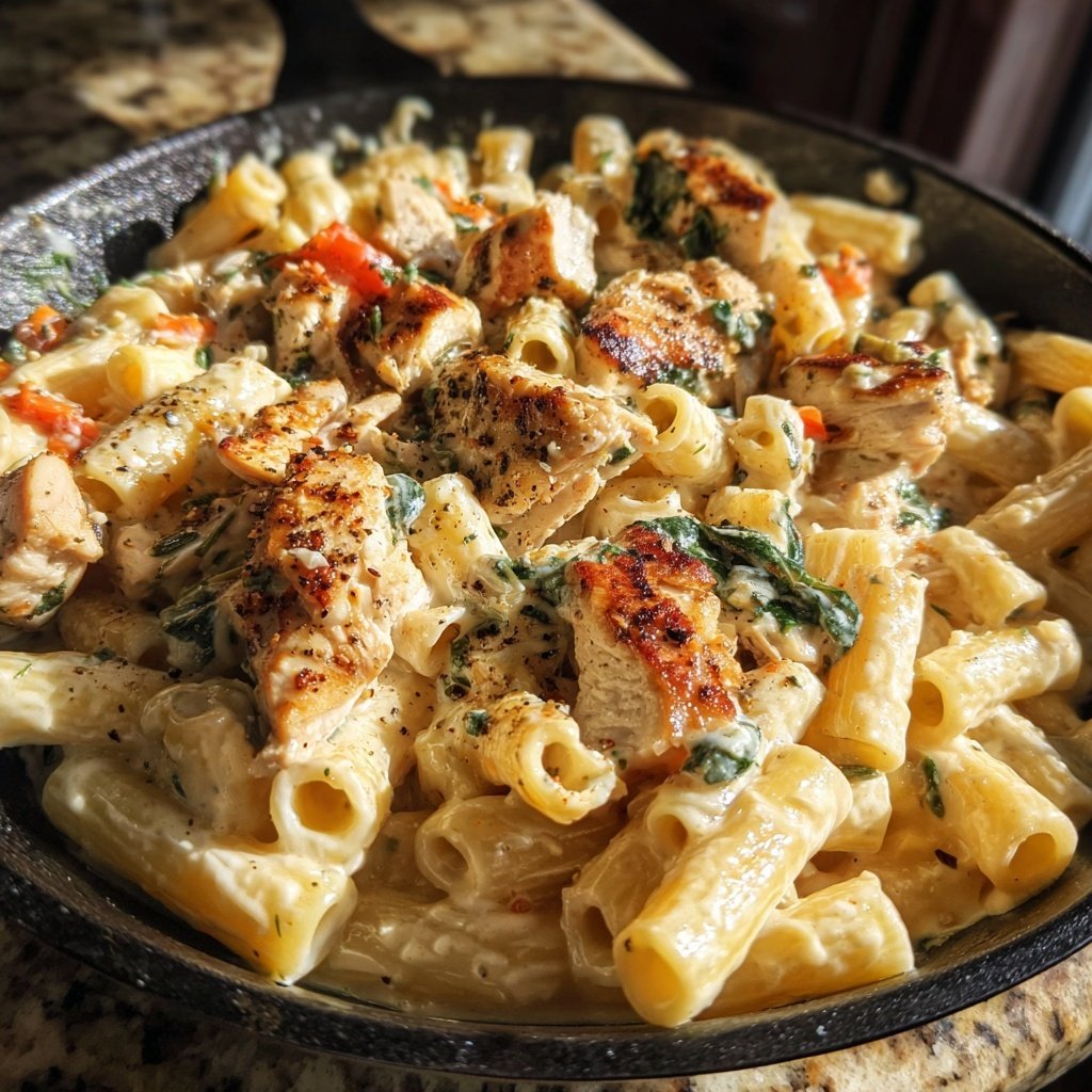 High Protein Pasta With Chicken