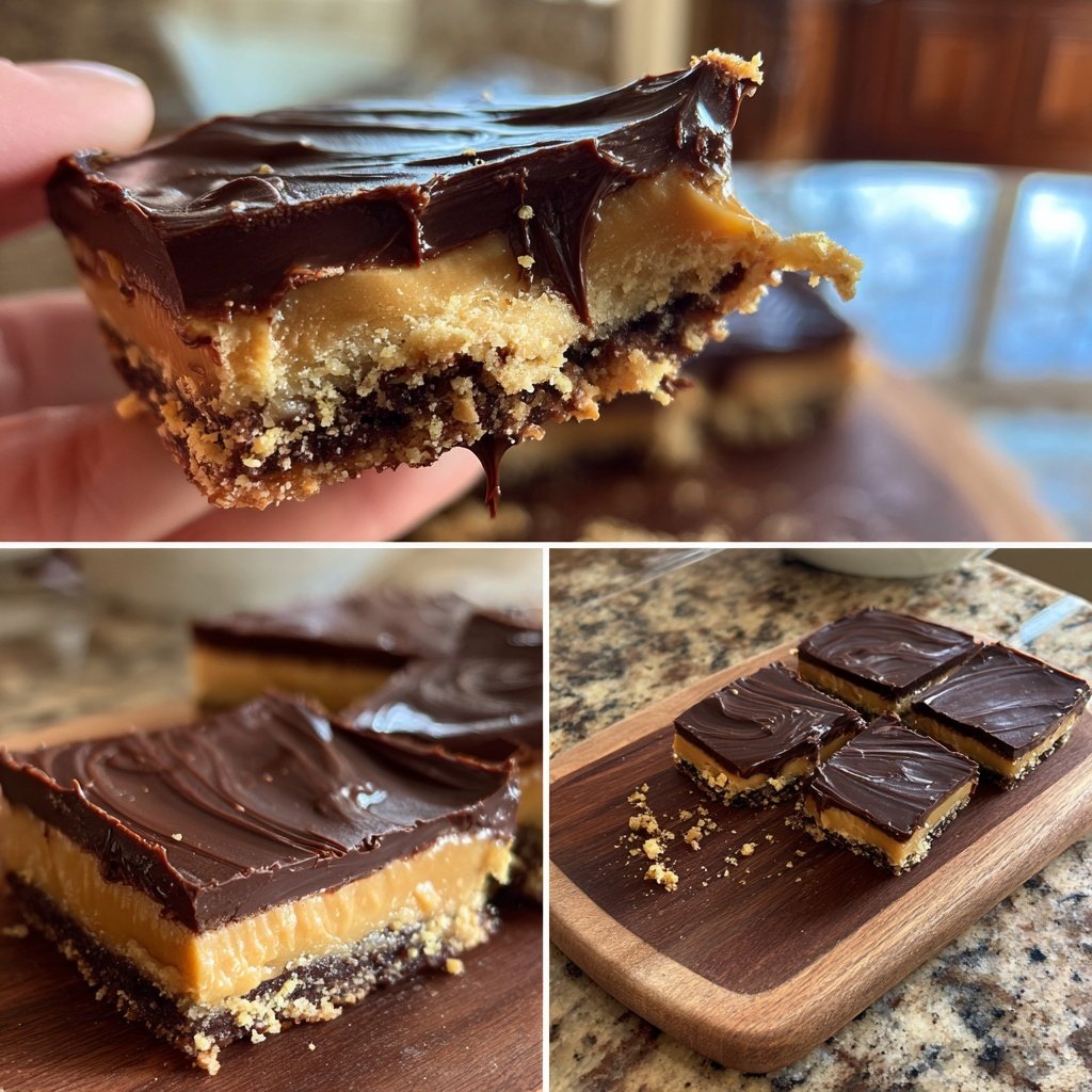 Chocolate Peanut Butter Squares