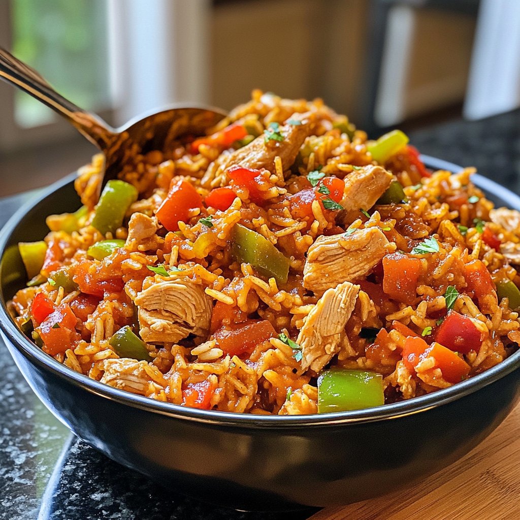 Simple Slow Cooker Chicken Jambalaya