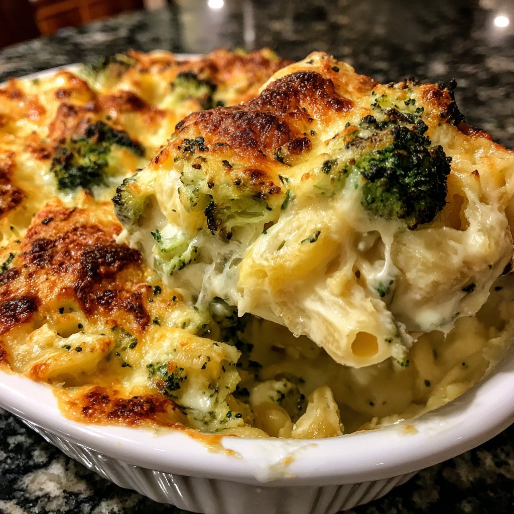 Sunday Creamy Broccoli Pasta Bake